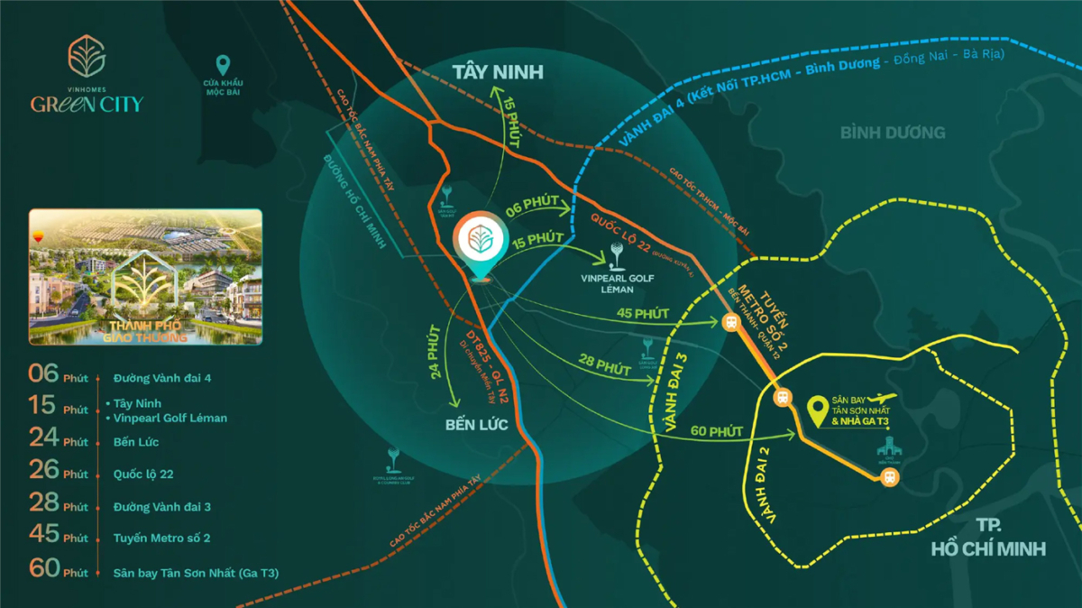 Vị trí Vinhomes Green City