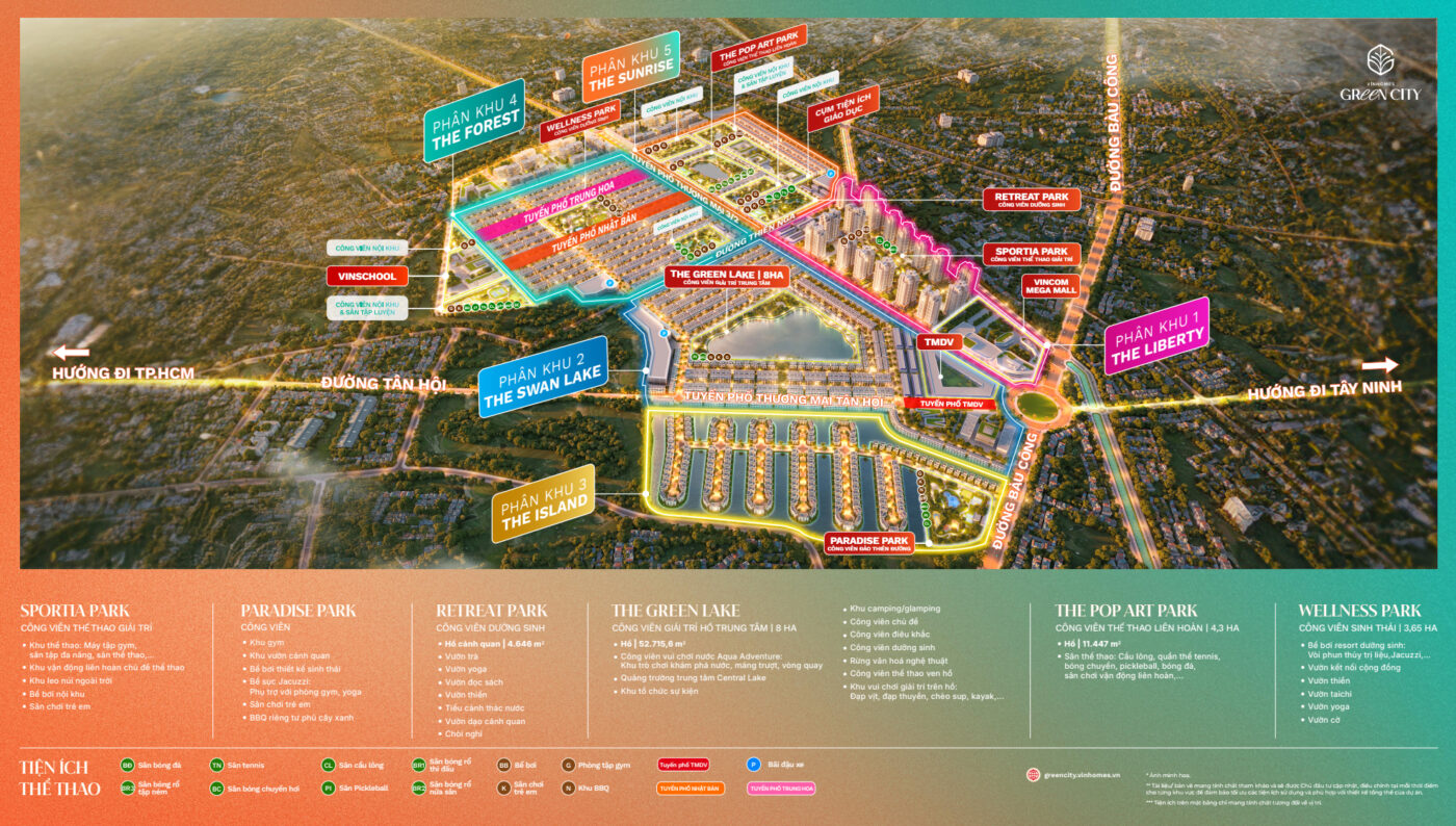MẶT BẰNG DỰ ÁN VINHOMES GREEN CITY